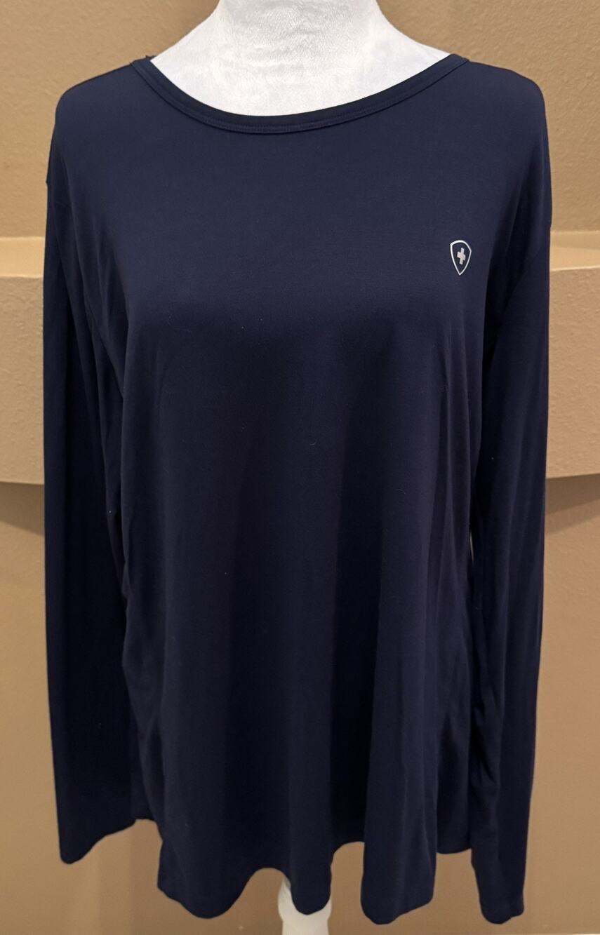 Ariat Women’s Long Sleeve VentTEK Underscrub Baselayer Navy Size XXL